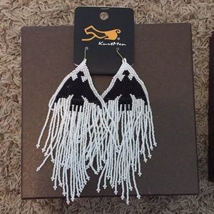 Kurtmen Eagle Beaded Earrings